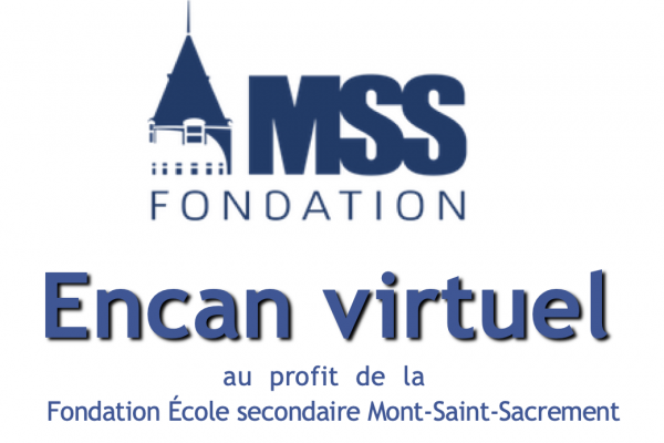 Lancement de l’encan virtuel de la Fondation MSS